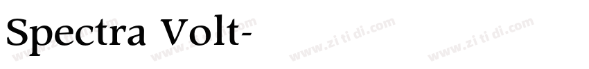 Spectra Volt字体转换